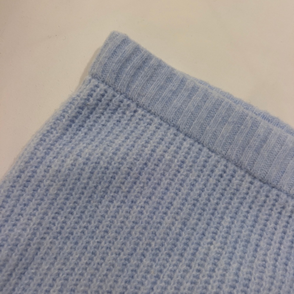 Aerie Light Blue Ribbed Knit Lounge Shorts Small - Picture 4 of 6